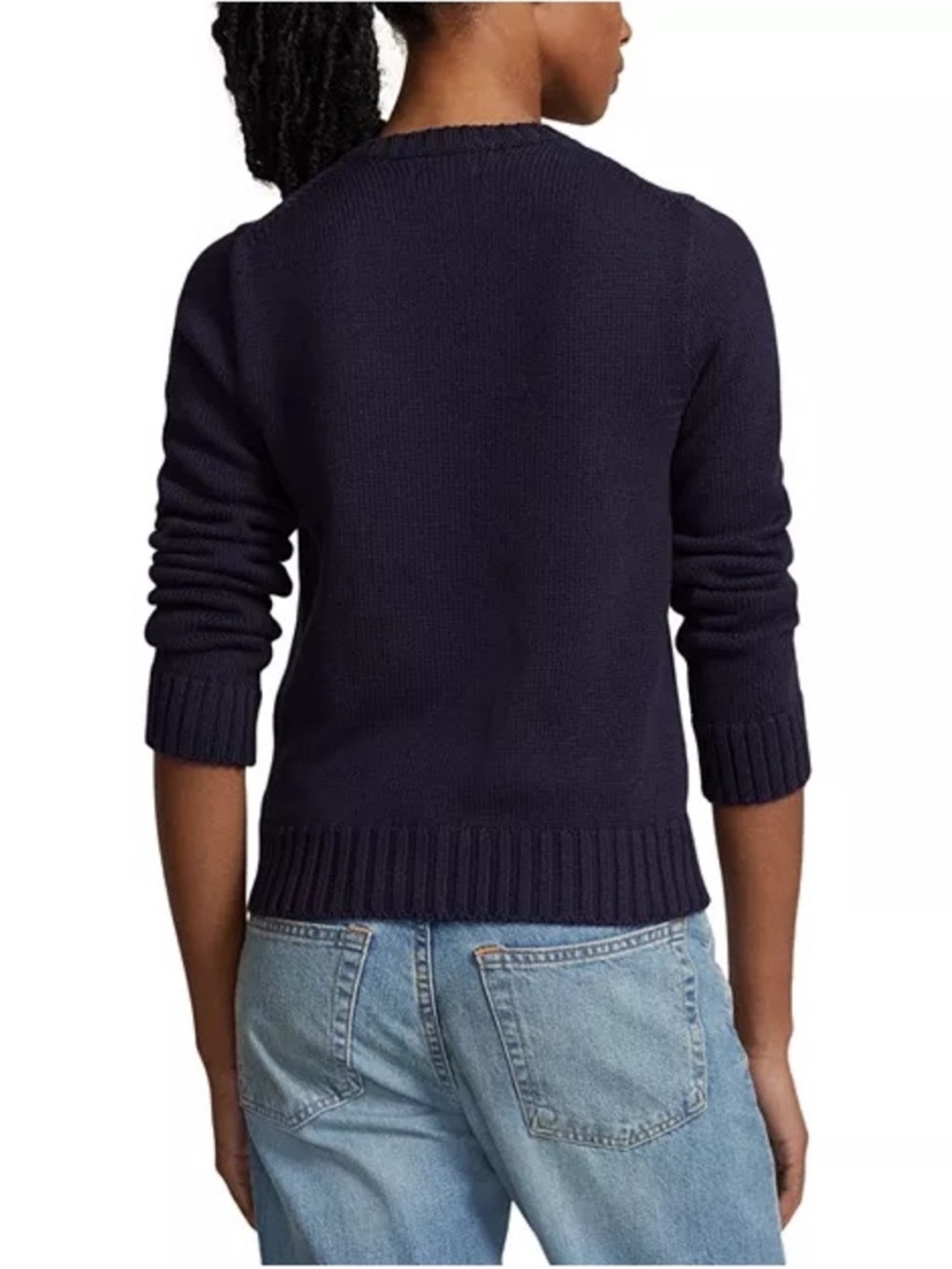 NWT Polo Ralph Lauren American Flag Cotton Crewneck Sweater size Small - Picture 4 of 10